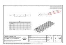 Решетка МЕШ NW 150, 500/172/20, меш 30/10, Клас C 250 kN, поцинк. (tec, pro)