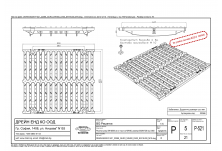 Решетка чугун NW 400, 500/447/25, SW 18/200, Клас D 400 kN, включ. заключване с 4 болта