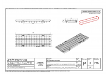 Решетка чугун надлъжен шлиц NW 150, 500/172/20, MW 29/13, Клас D 400 kN (pro) SV